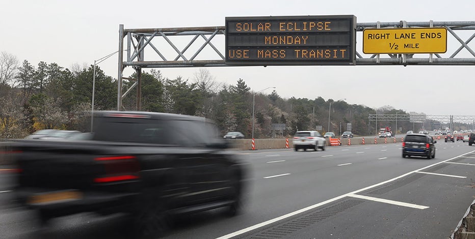 Check NY traffic, airport delays as travel warning issued ahead of solar eclipse