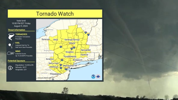 Tornado watch vs warning: What to know as Debby threatens NJ, NY