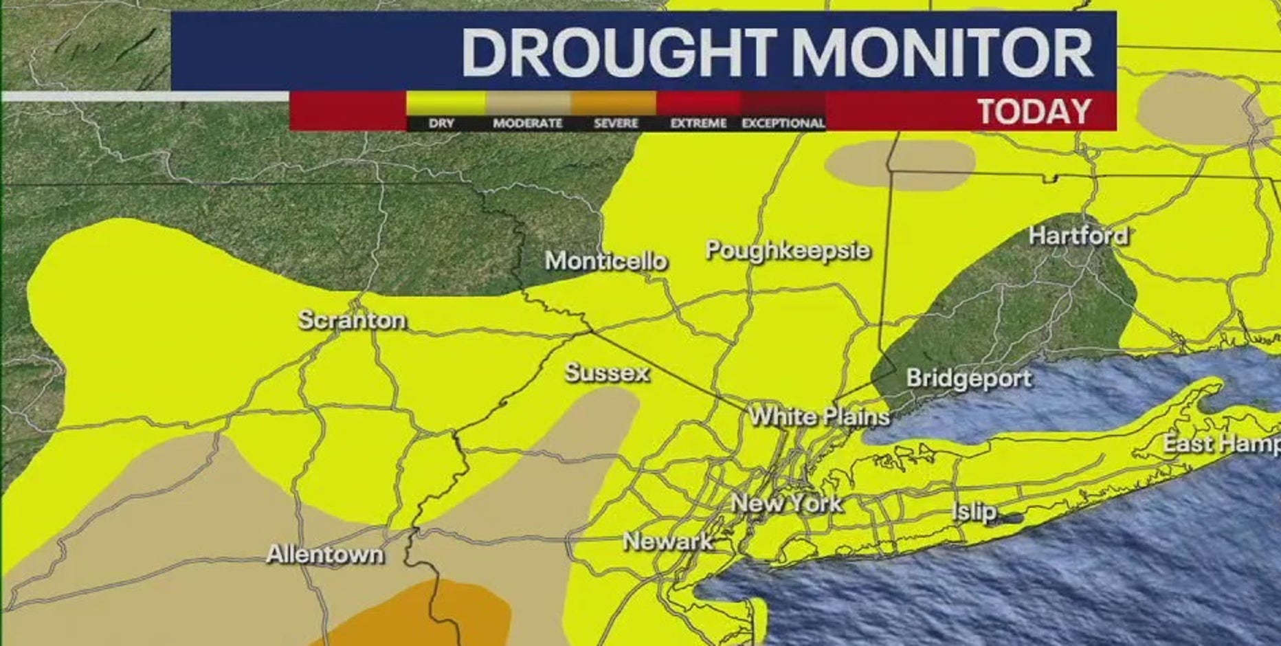 East Coast drought: When will NYC finally see rain NYC? Forecast, wildfire risks
