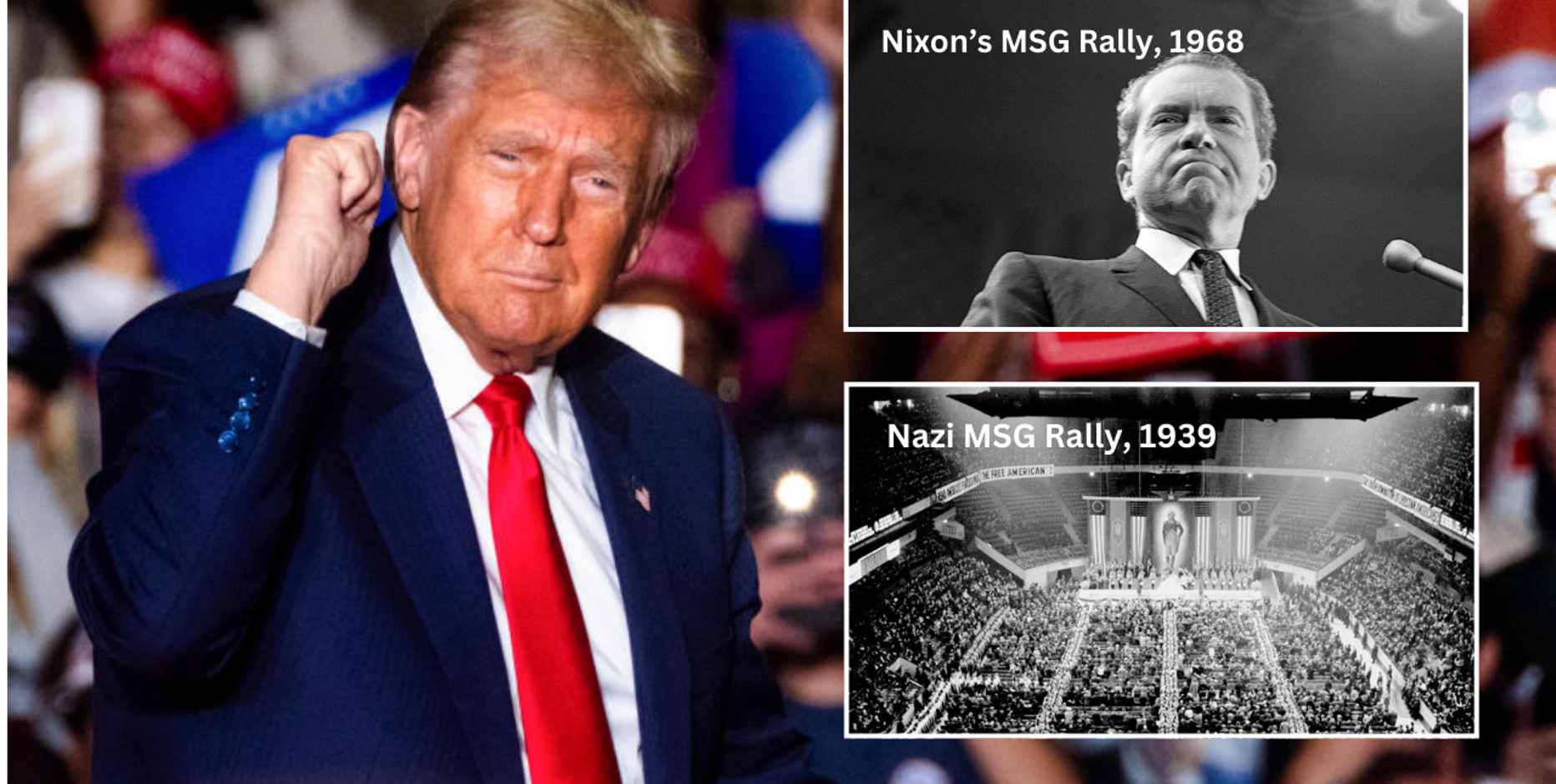 Political Rally Gray Color Trump hosts rally at MSG: Watch live | FOX 9 Minneapolis-St. Paul