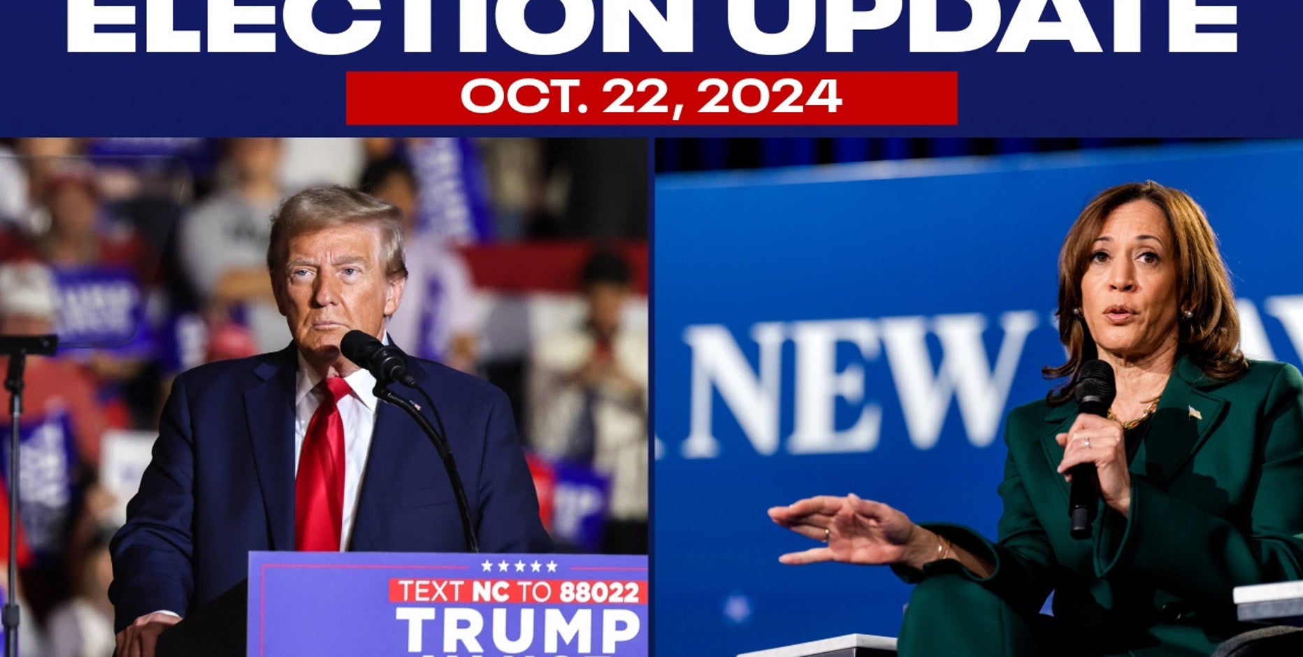 2024 election update: Trump rally, upcoming Harris town hall, latest polls, news | Oct. 22