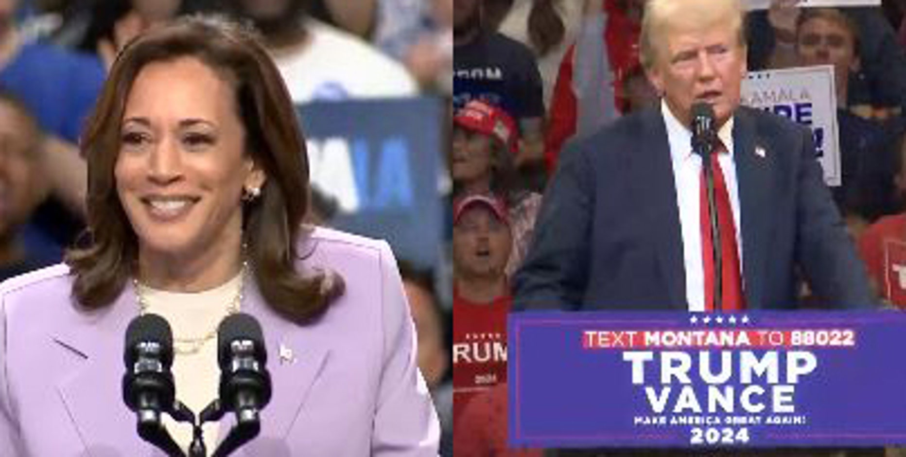 Polls today: Who's leading between Trump and Harris with 1 day left ...