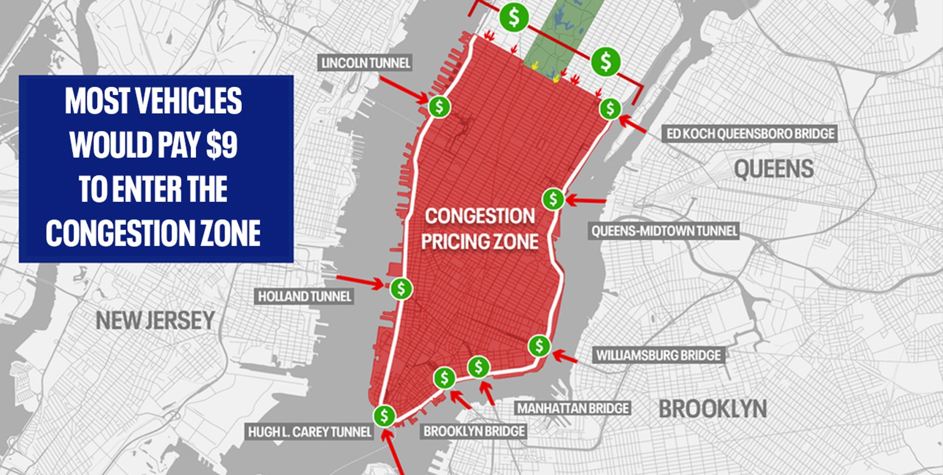 NYC Congestion Pricing Map