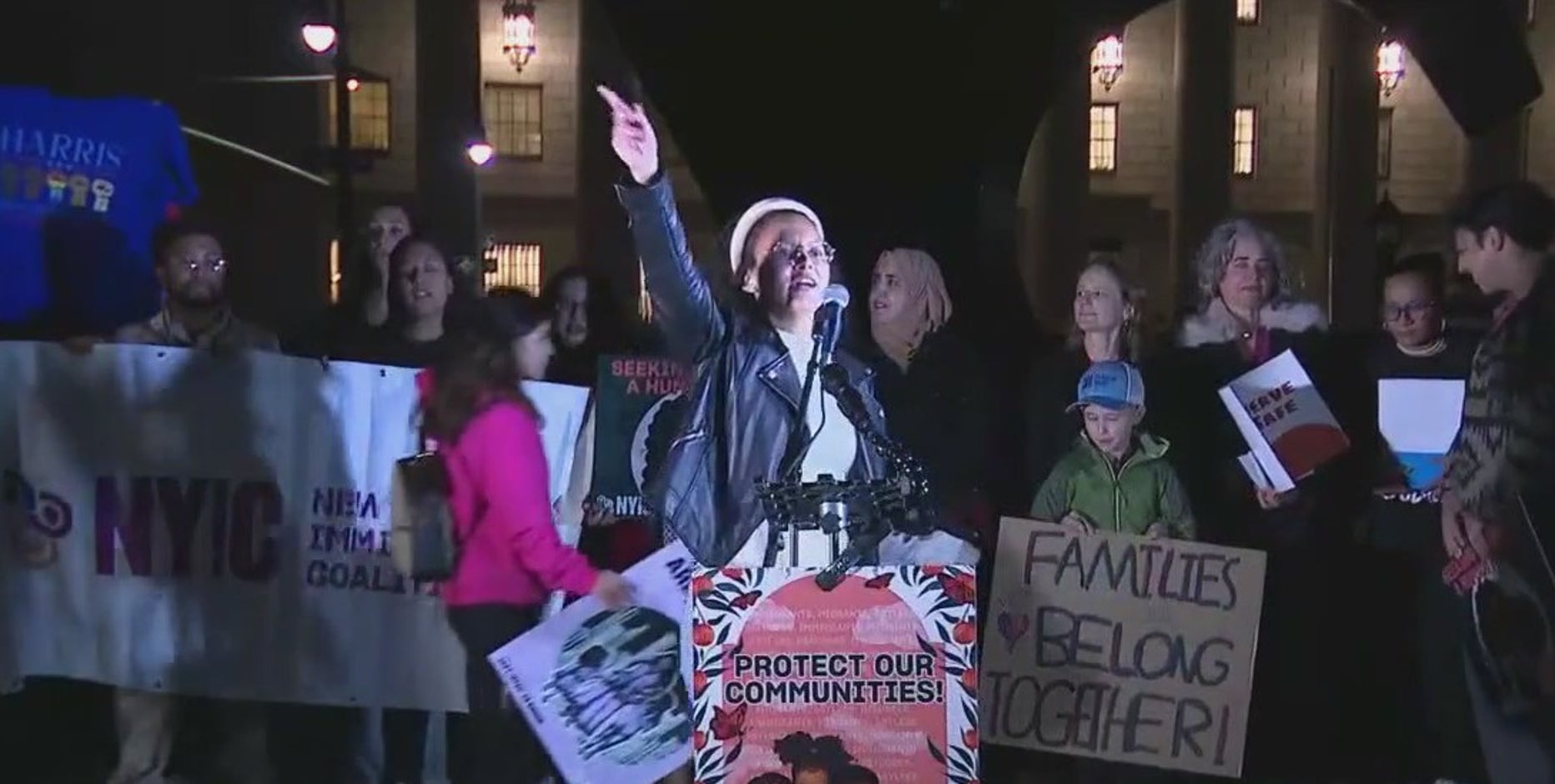 NYC immigration advocates rally amid mass deportation fear: 'We will not be silenced'