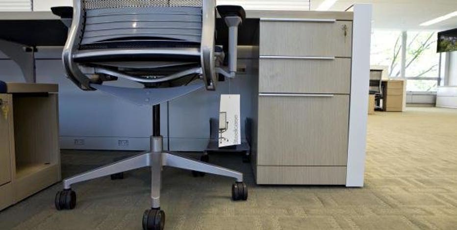 Desk shortage forces people to get creative about workspaces