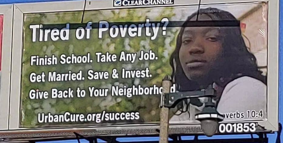 'These are big issues:' Billboards removed after message about poverty sparks controversy