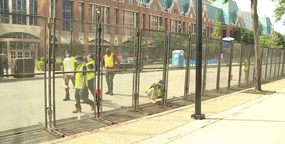 DNC security perimeter, road closure takes effect; area workers feel impact
