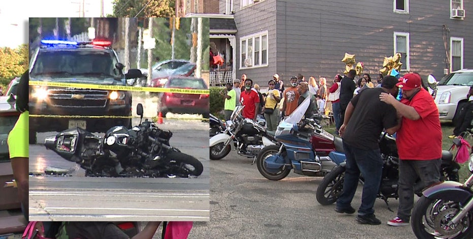 Vigil held for motorcyclist struck and killed near 35th and Wright
