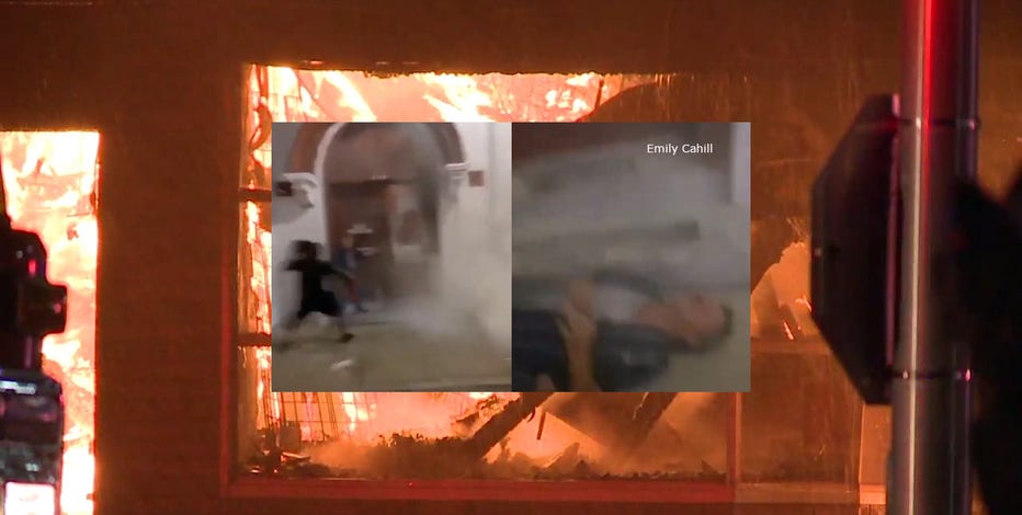 'Broke his jaw:' Man in his 70s attacked while trying to protect burning Kenosha mattress store