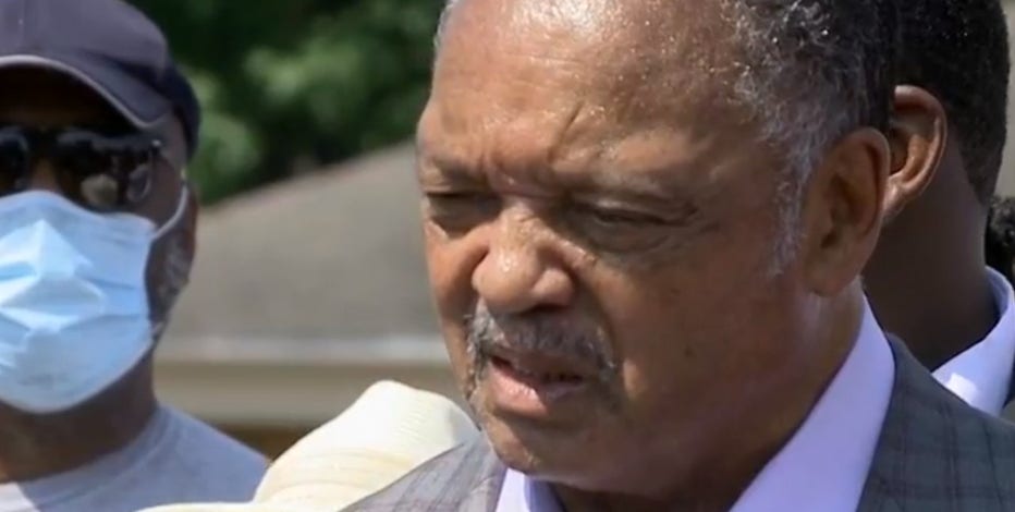Rev. Jesse Jackson, Kenosha NAACP hold press conference to address shooting of Jacob Blake