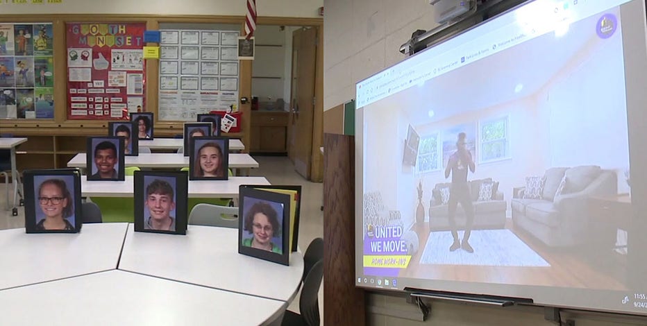 Teachers get creative for virtual learning at Racine school