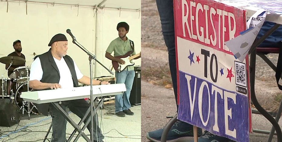 Kenosha block party promotes voter registration, community healing