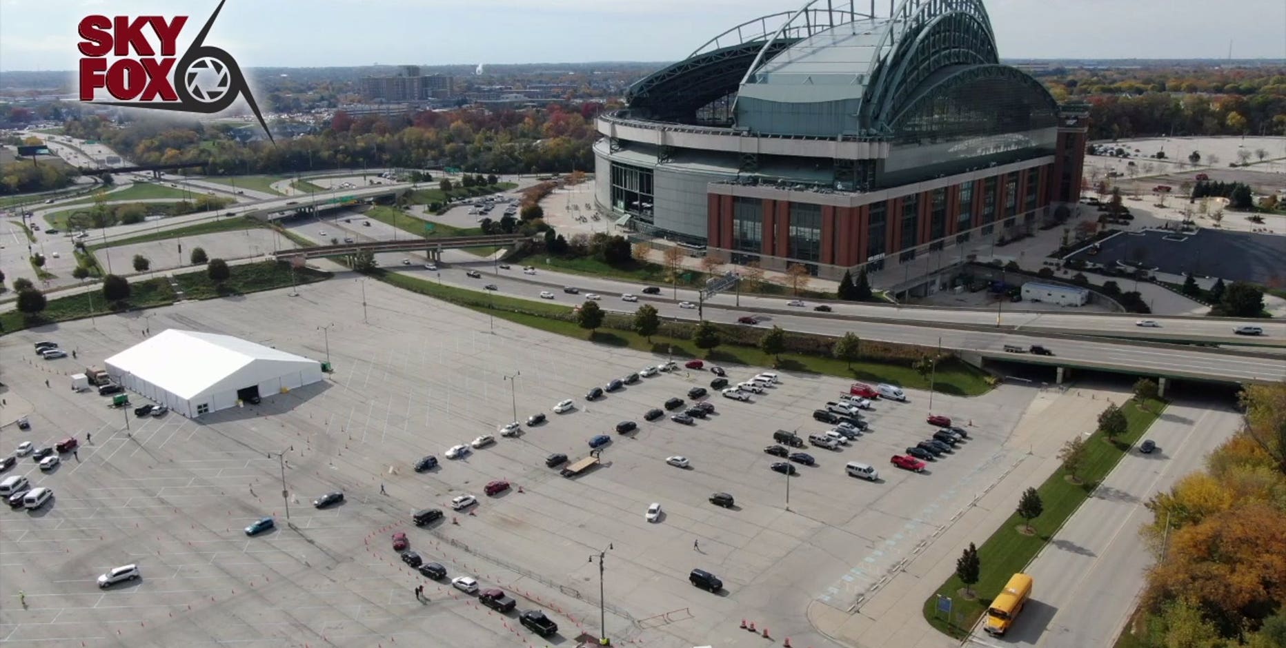 Miller Park becomes main COVID-19 testing site in Milwaukee