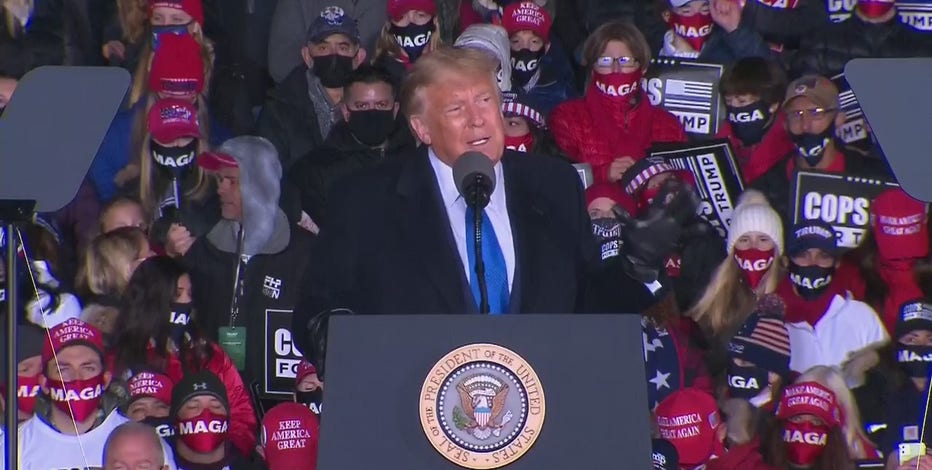 President Trump holds Waukesha campaign rally