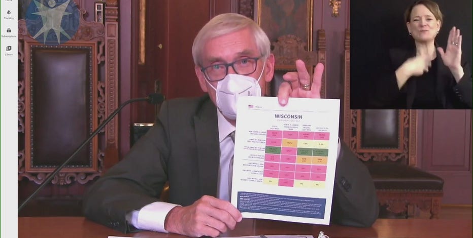 Gov. Evers' message on COVID-19: 'People have to wear a freaking mask'