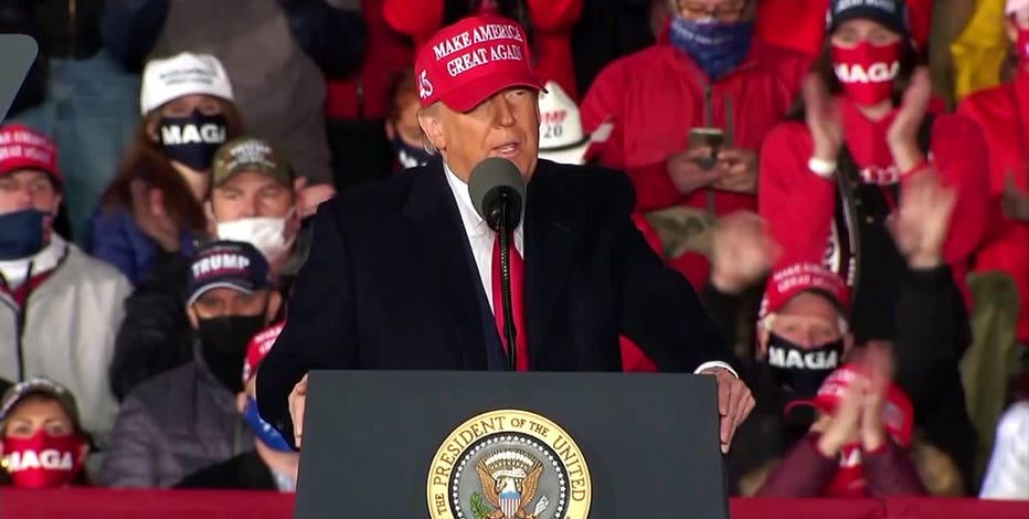 President Trump holds Janesville campaign rally