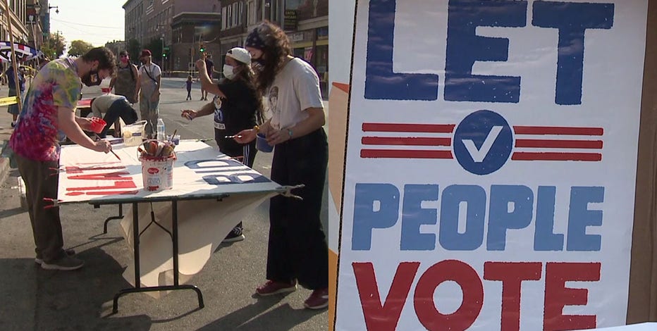 Milwaukee group holds voter registration block party