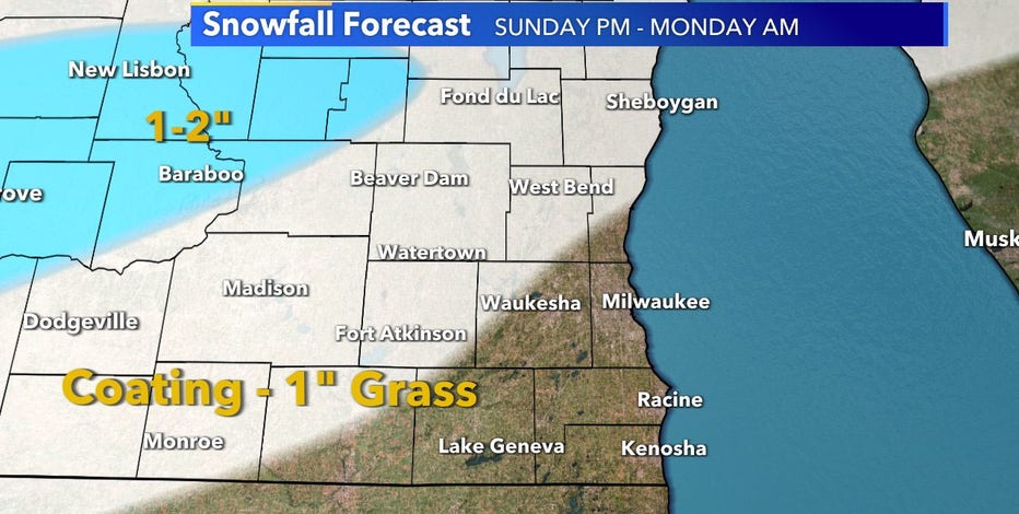 First snow of the season forecast for parts of SE Wisconsin