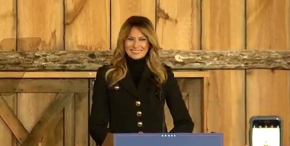 First lady delivers remarks in West Bend as election nears