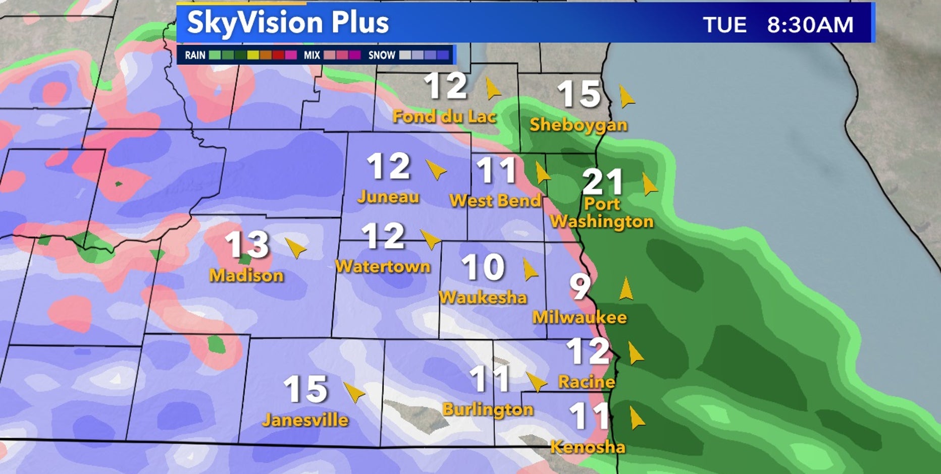 First snow chance of November brings with it travel concerns