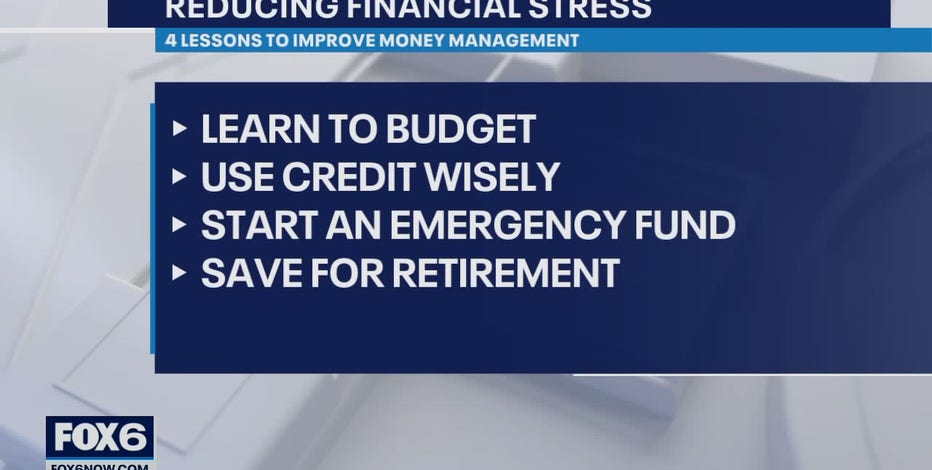 4 lessons to help improve money management, reduce financial stress