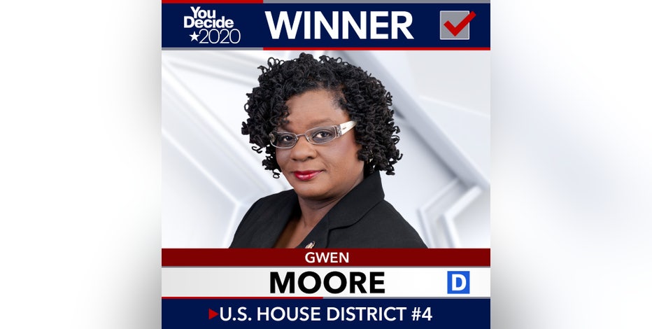 Democrat Gwen Moore wins reelection to US House 