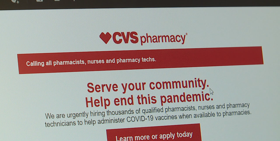 CVS hiring hundreds in Wisconsin for vaccine distribution