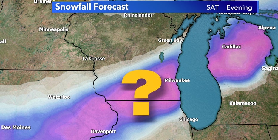 Snow timing becoming more clear, but totals are still variable