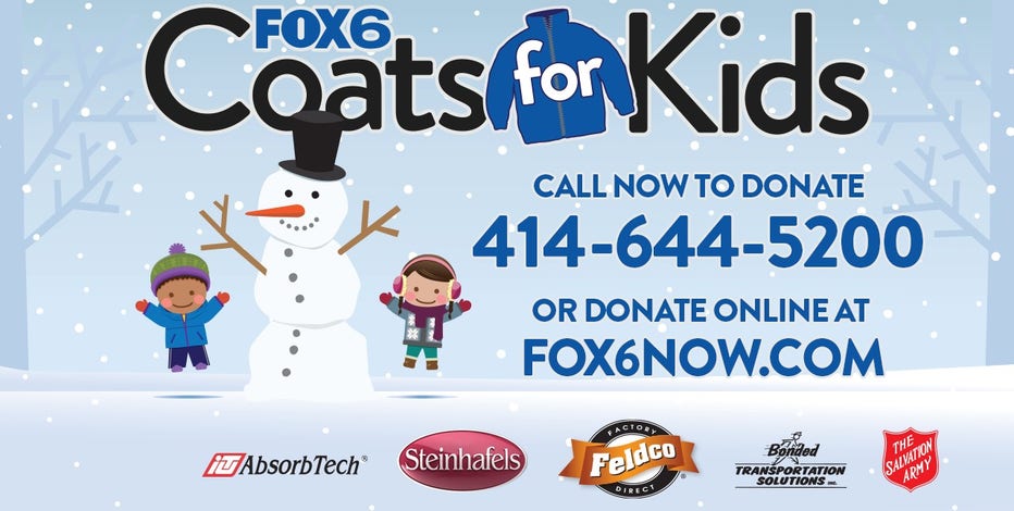 Make a donation to the FOX6 Coats for Kids phone bank