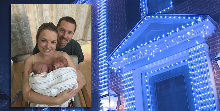 Holiday lights display raises money for families in NICU