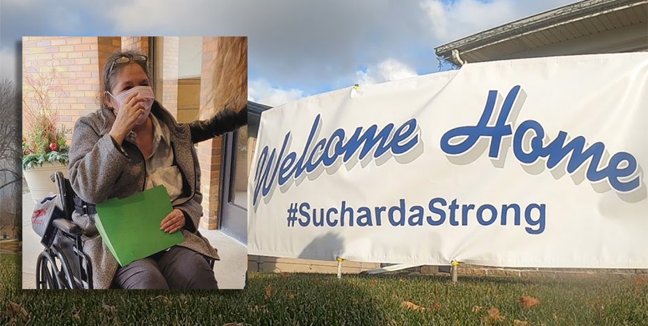 Racine woman returns home after months-long COVID-19 fight