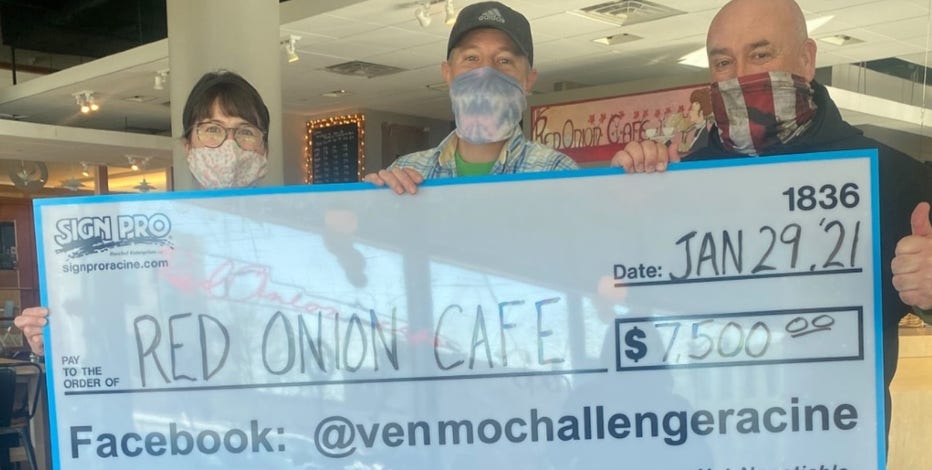 Venmo Challenge: Racine man collects donations for struggling small businesses