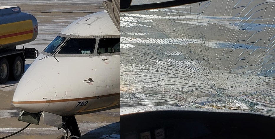Flight out of Milwaukee emergency lands after windshield cracks