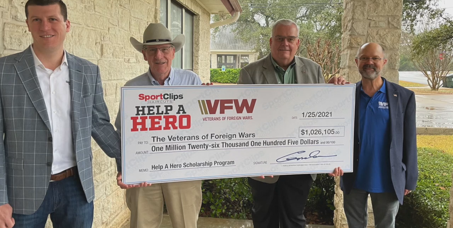 Sport Clips helps give veterans scholarships: 'Tremendous need'