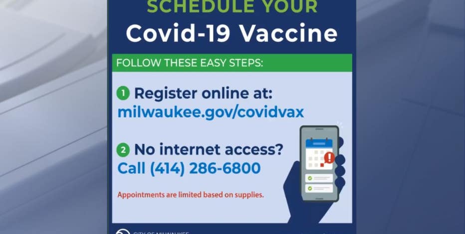 Milwaukee vaccine website goes live Wednesday