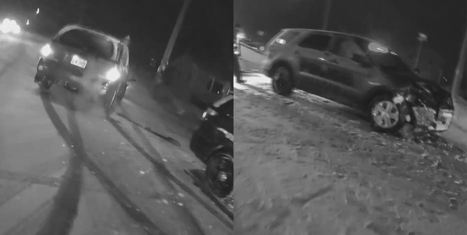 Body cam video released from Dodge County pursuit, crash