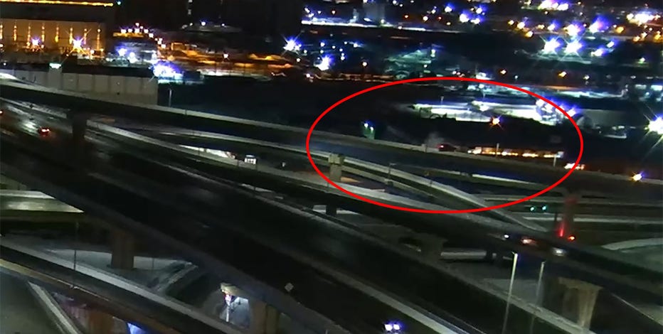 WisDOT releases video of car that falls from Marquette Interchange ramp