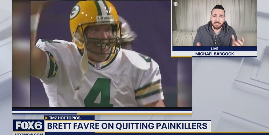 Packers legend Brett Favre is speaking out on quitting painkillers
