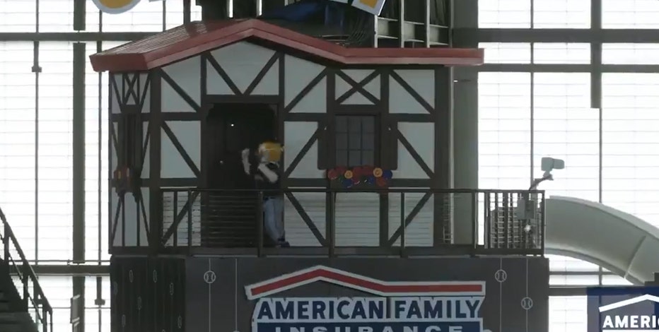 New home for Bernie: Brewers unveil chalet at American Family Field