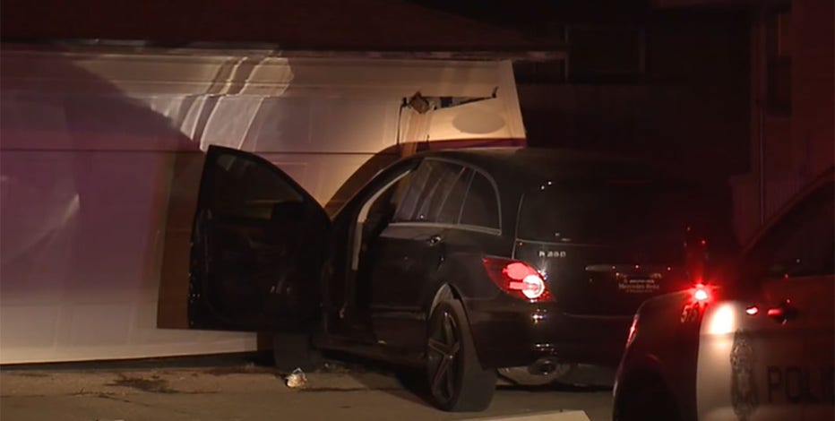 MPD: Hit-and-run driver struck car, garage on city's north side