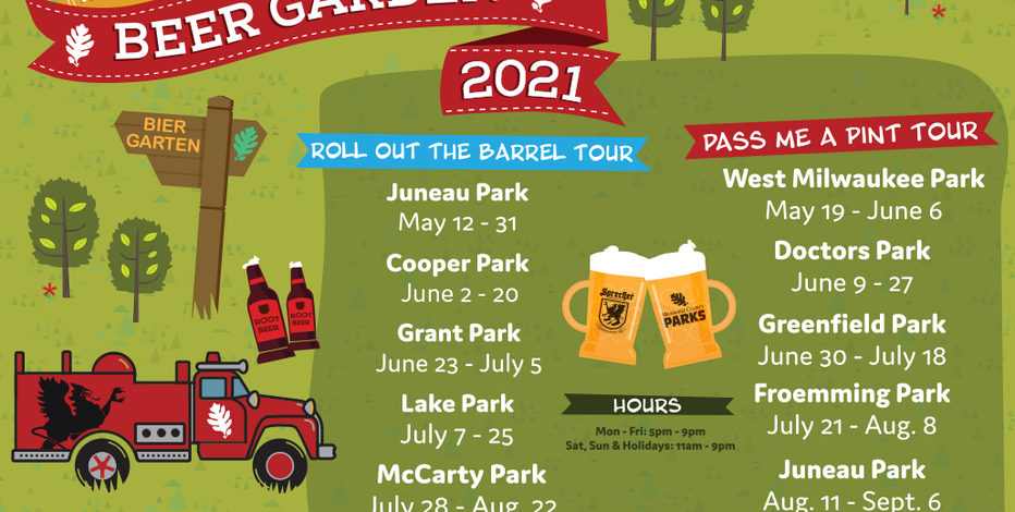 MKE Parks 2021 Traveling Beer Garden schedule announced