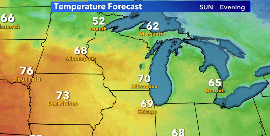 First 70° day of the year possible on Easter, warmer weather sticks around