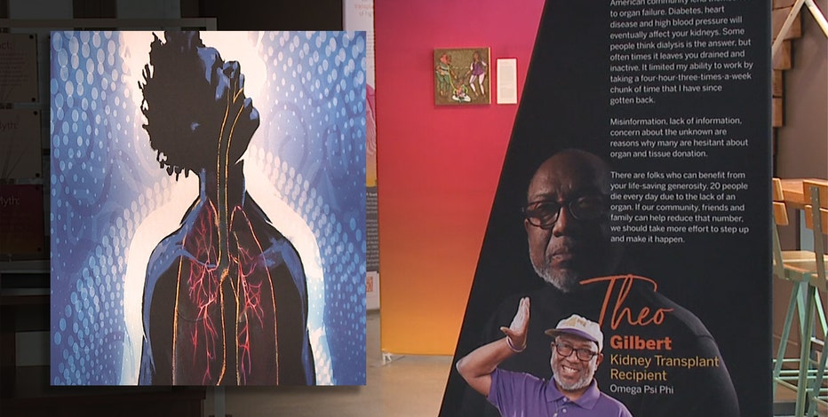 Milwaukee art exhibit profiles African-American organ donor need