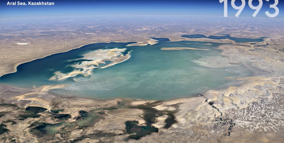 Google Earth adds time-lapse video to depict climate change