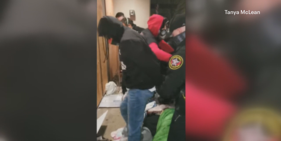 Jacob Blake's uncle in restraint chair during arrest