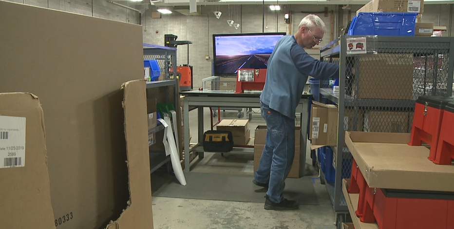 Visually-impaired workers help military