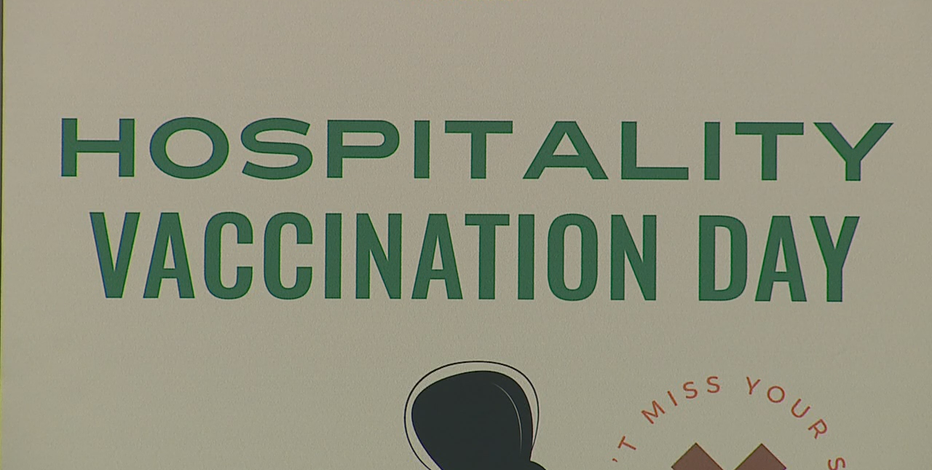 Vaccine clinic for restaurant, hotel workers at Wisconsin Center