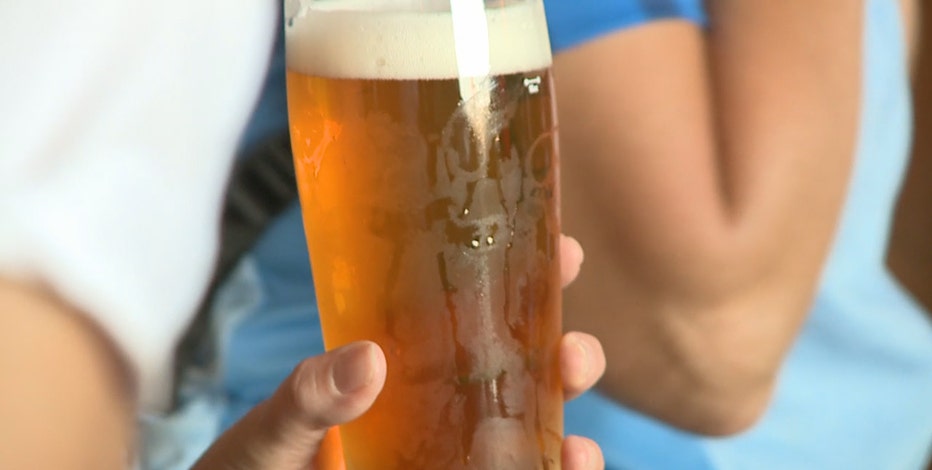 Bavarian Bierhaus free beer, brats for Fred Usinger Day