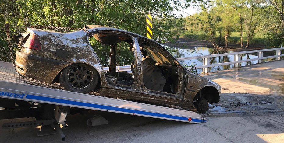 Car found in Rock River, Dodge County sheriff's office investigating