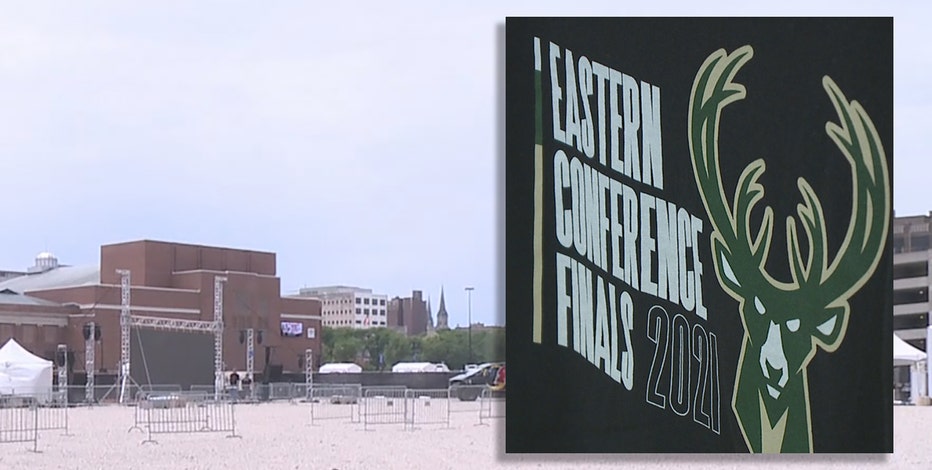 Bucks playoffs: Bradley Center site used to expand plaza viewing